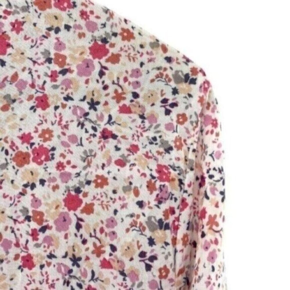 Cynthia Rowley Floral Peasant Blouse - Picture 7 of 9